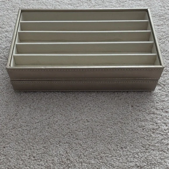 Gold Stackable Jewelry Tray Set (2) - Picture 2 of 7